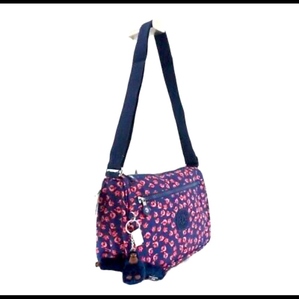 NWT Kipling Brilliant Buds Pink Crossbody Bag